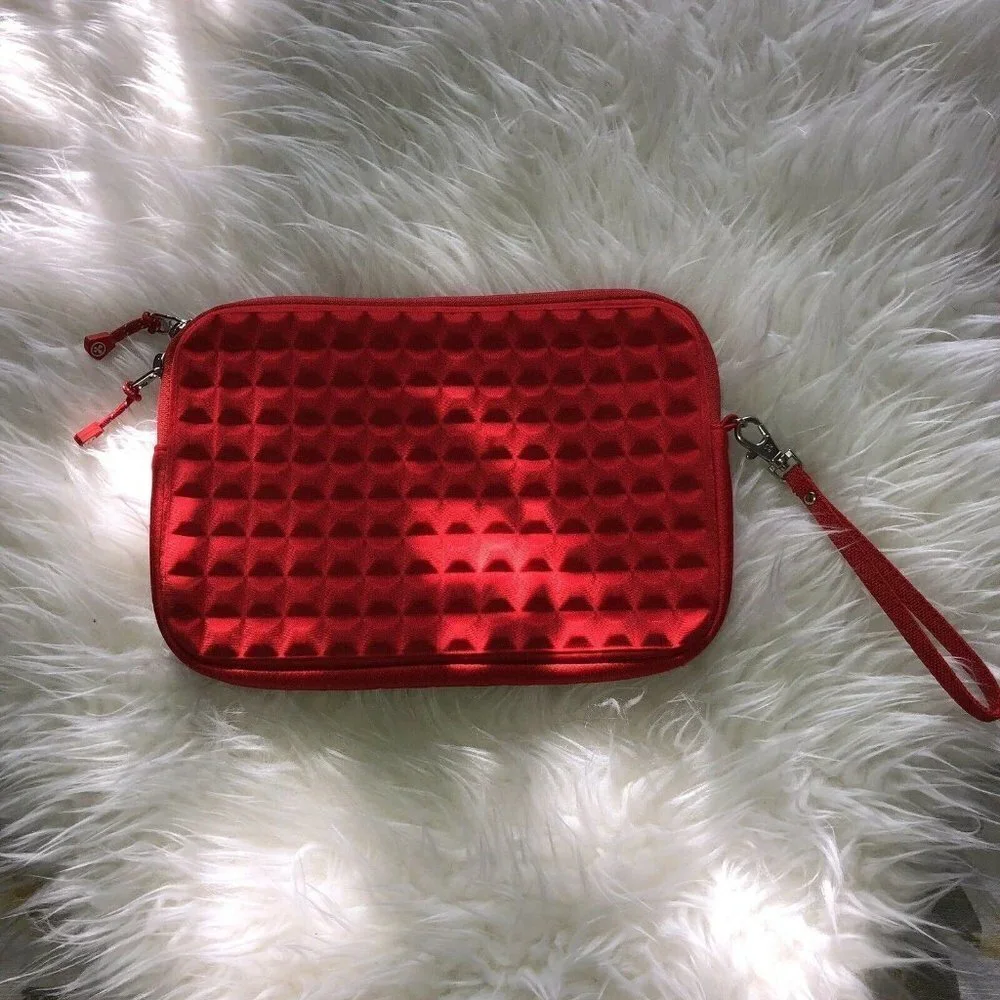NABI Fuhu Waffle Red Case for Nabi Tablet WAFFLE Zip Around